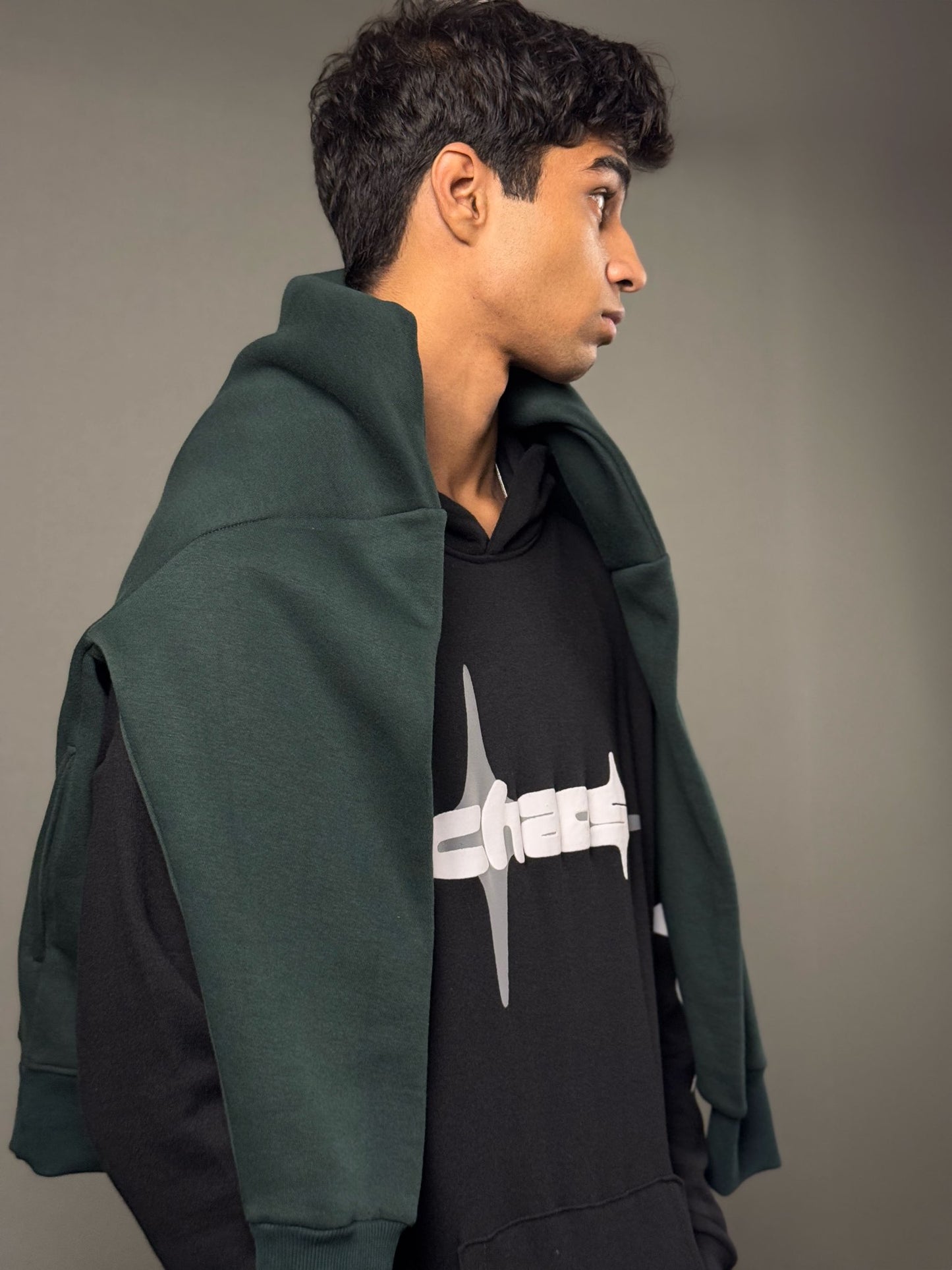 Chaos Black Hoodie