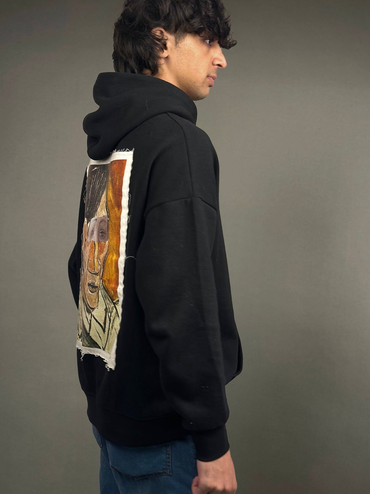Picasso Patch Black Hoodie