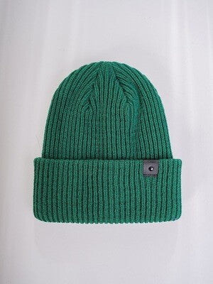 Green Woven Beanie
