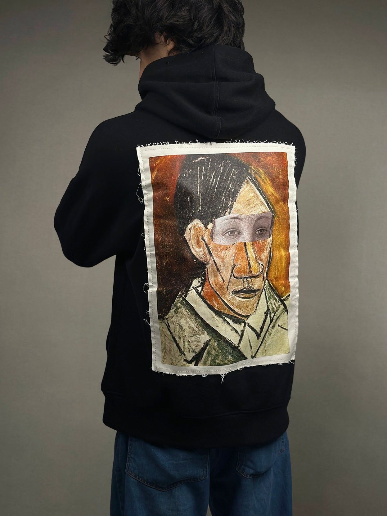 Picasso Patch Black Hoodie