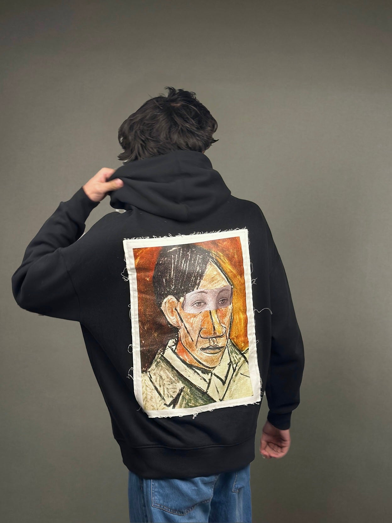 Picasso Patch Black Hoodie