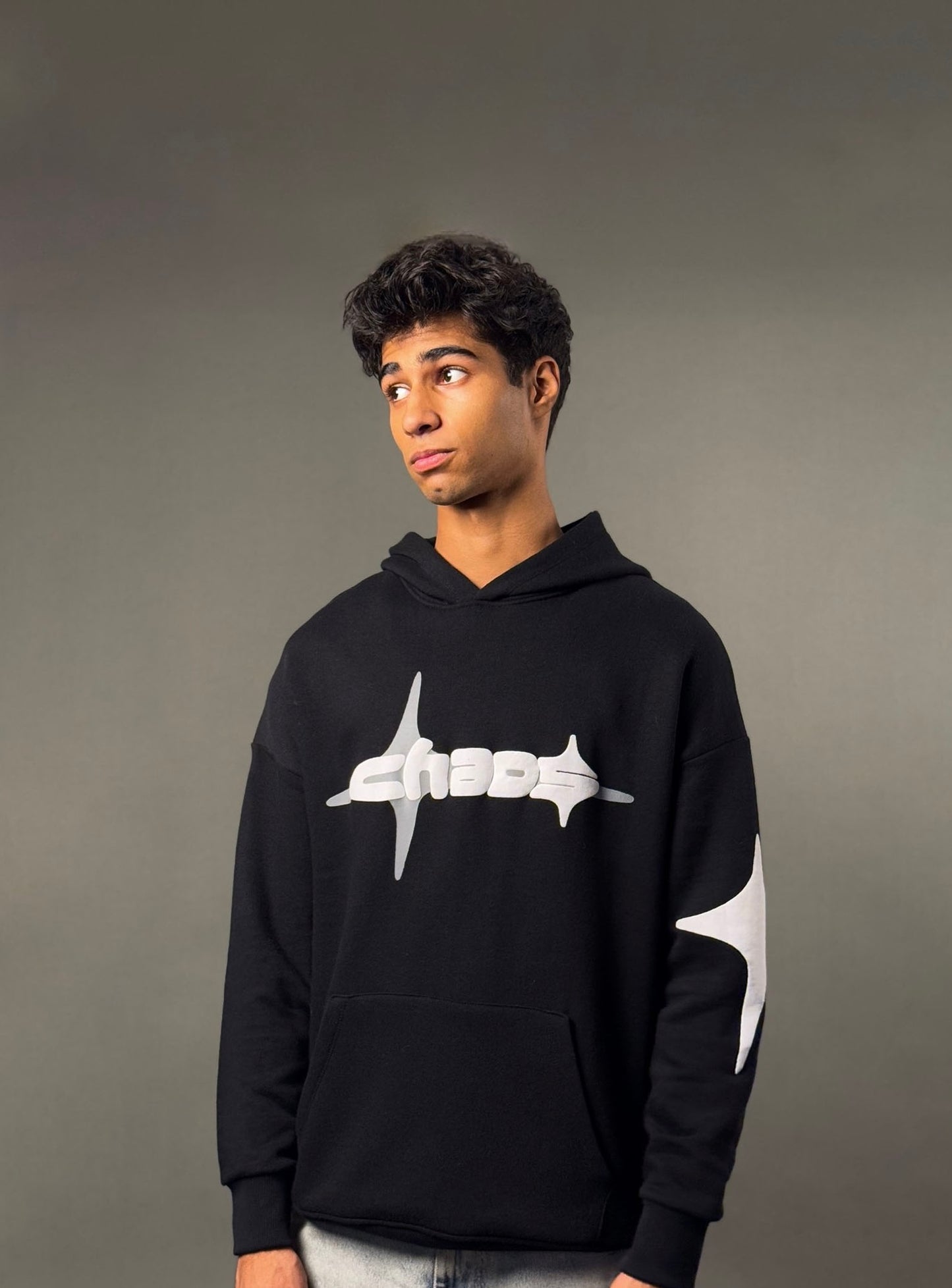 Chaos Black Hoodie