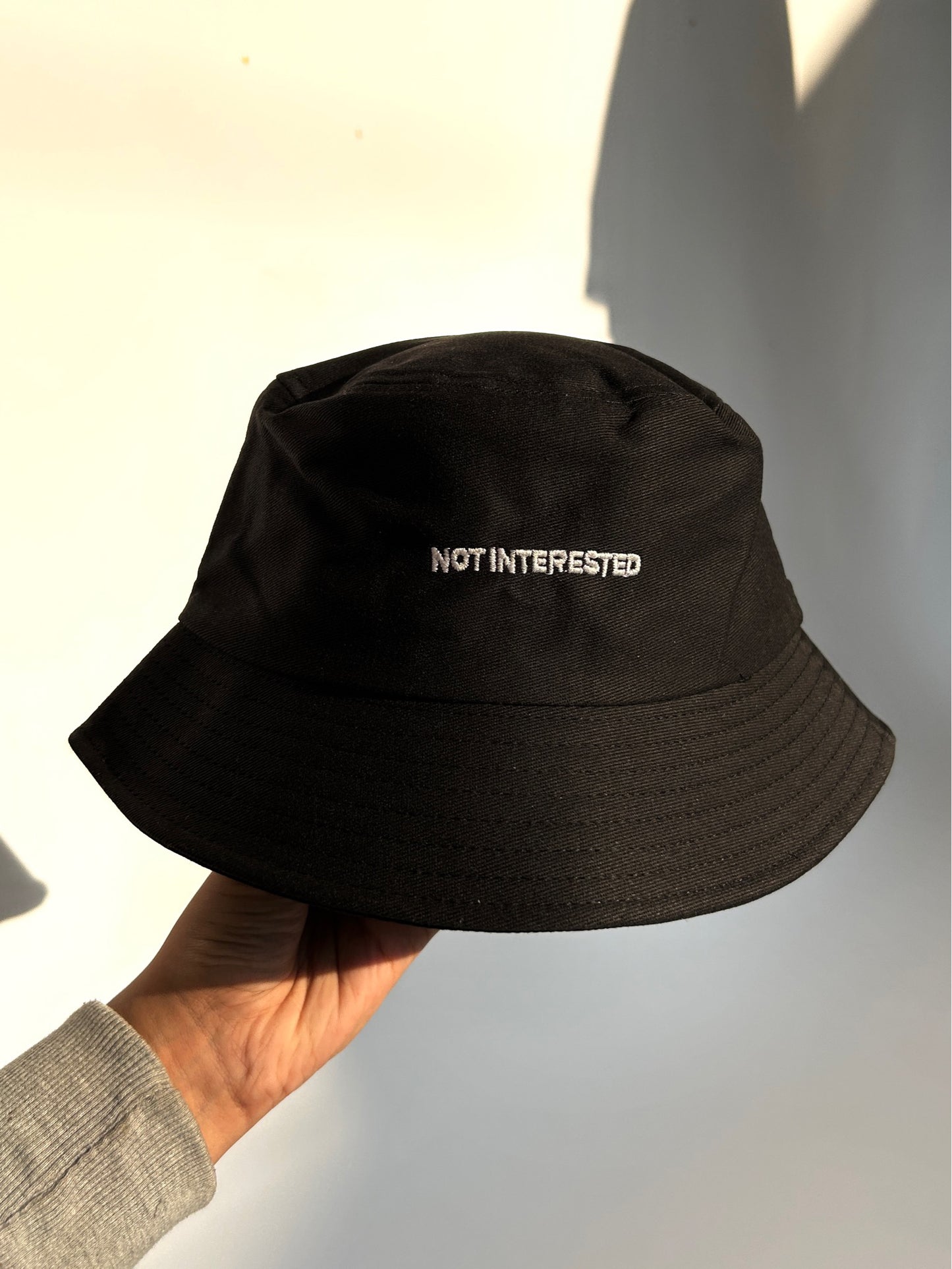 “Not Interested” Bucket Hat