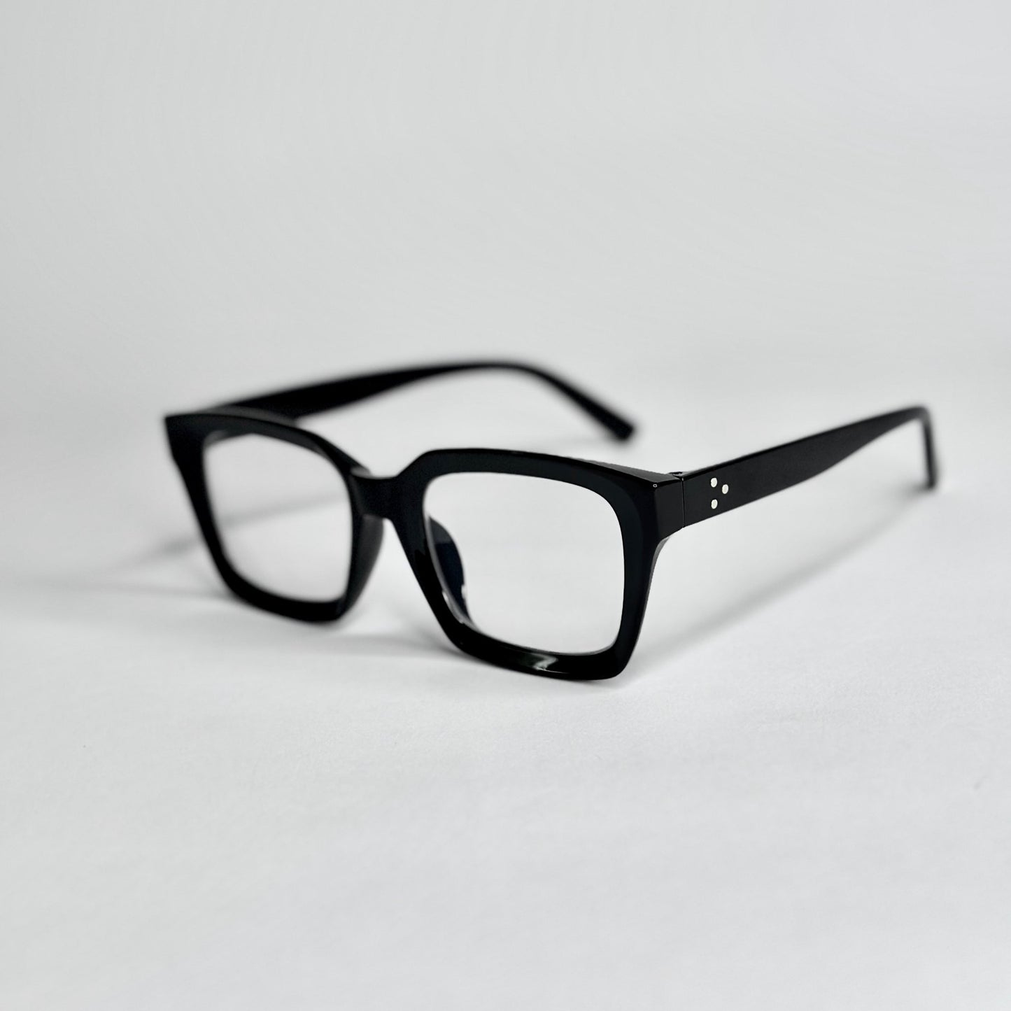 Black Nerd Rectangular Glasses