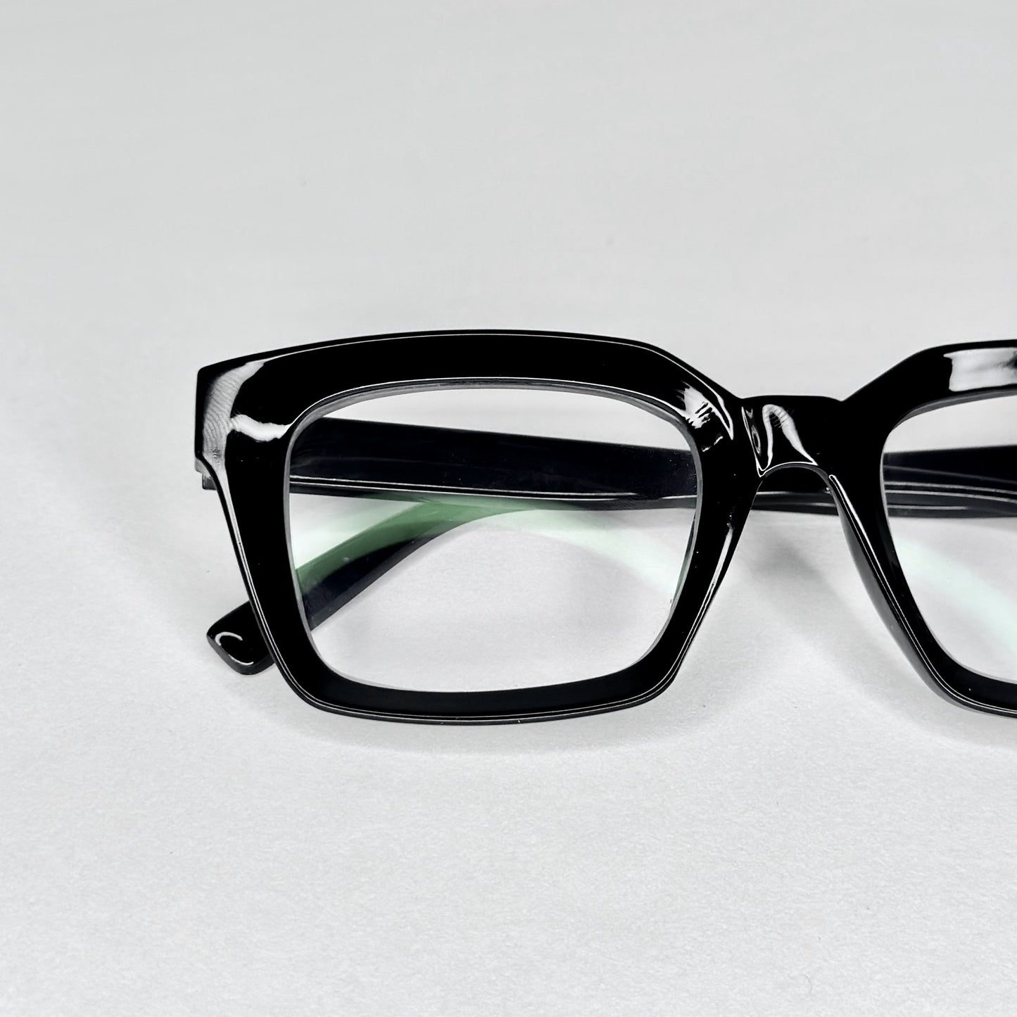 Black Nerd Rectangular Glasses
