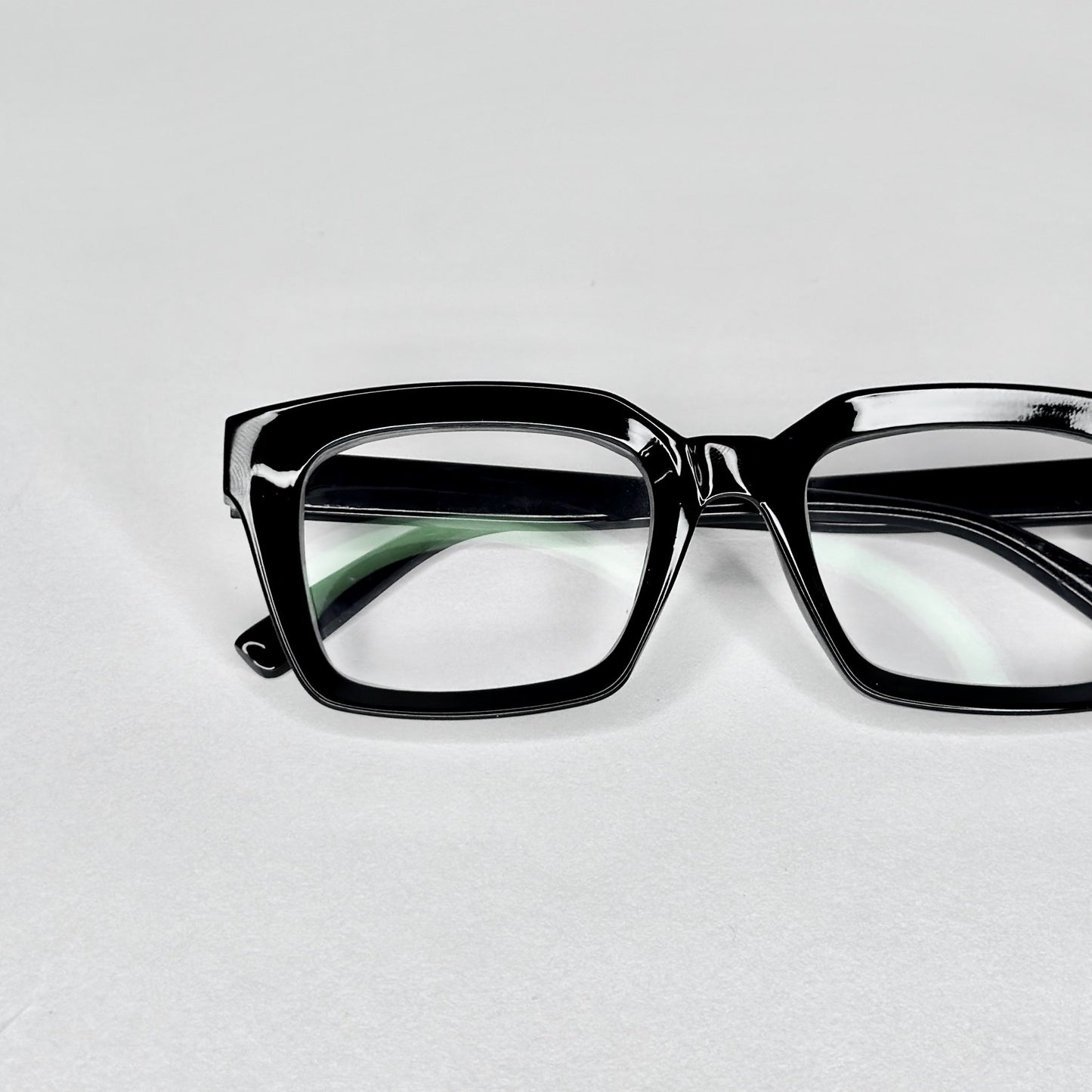 Black Nerd Rectangular Glasses