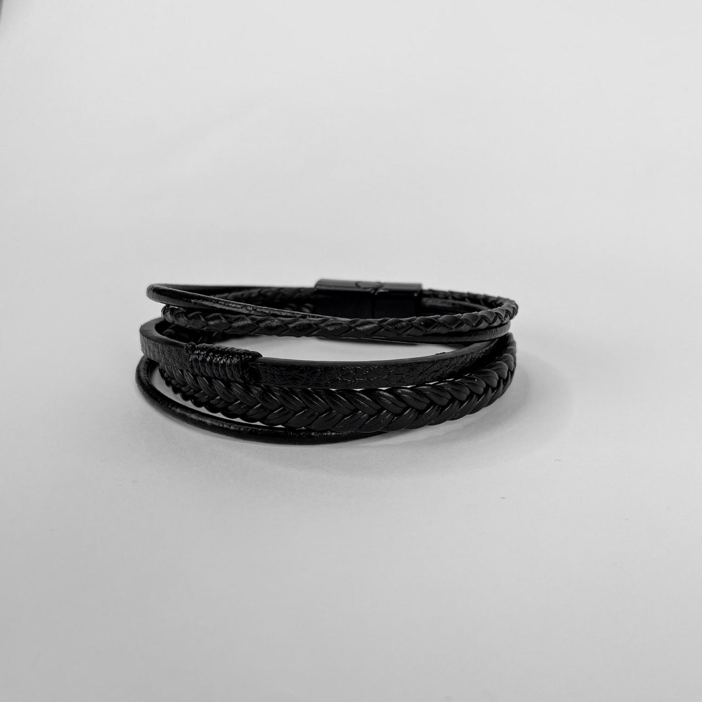 Black Sleek 3-pcs Bracelet