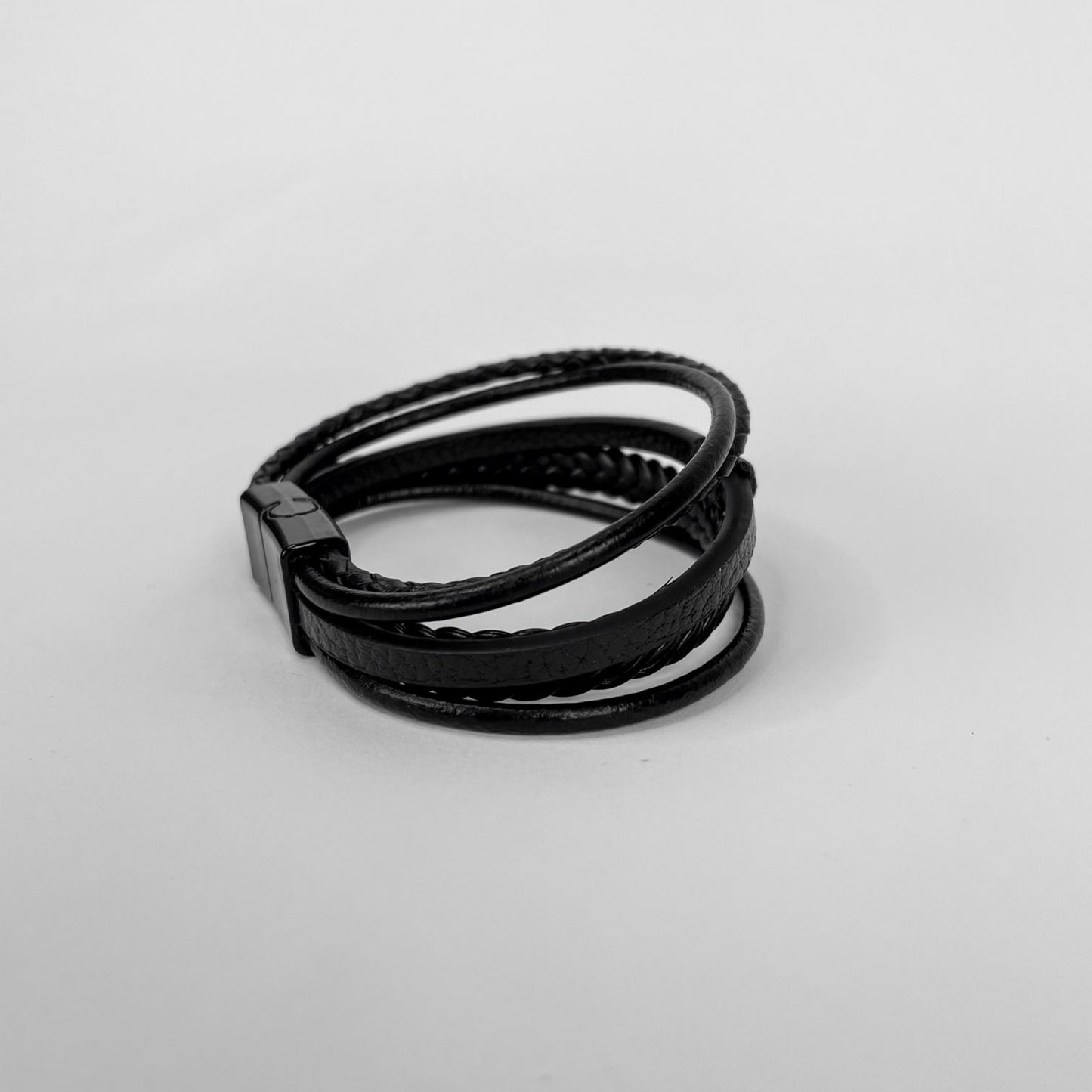 Black Sleek 3-pcs Bracelet