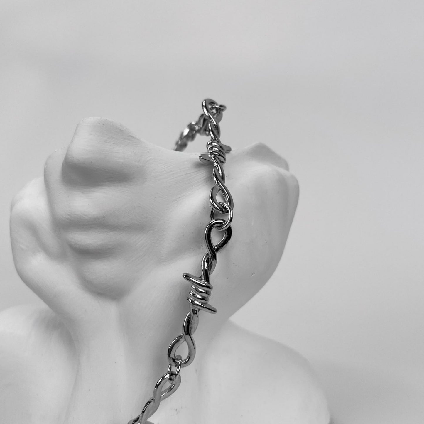 Barbed Wire Grunge Necklace