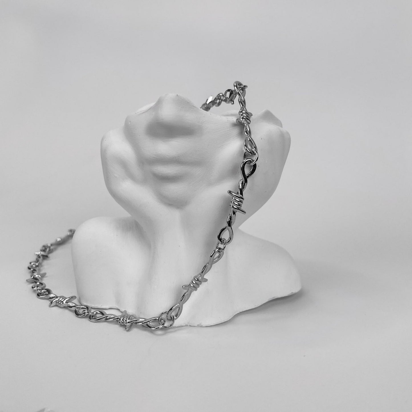 Barbed Wire Grunge Necklace
