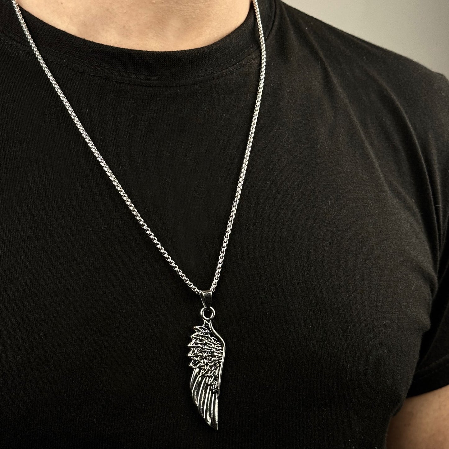 Wing Stainless Steel Pendant