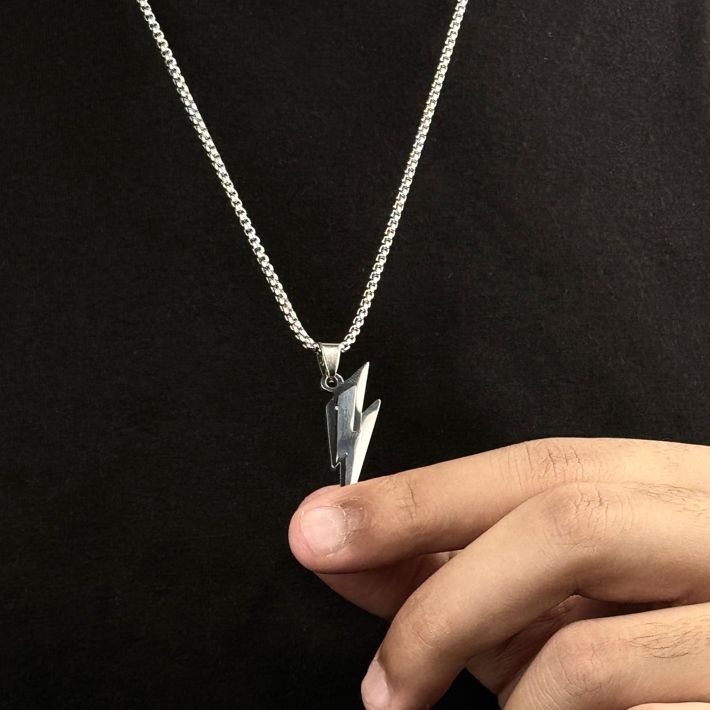 Lightening Flash Pendant Necklace