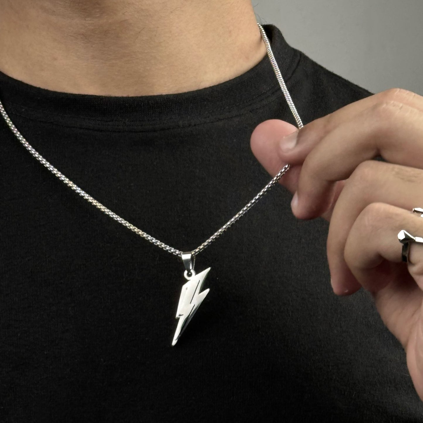Lightening Flash Pendant Necklace