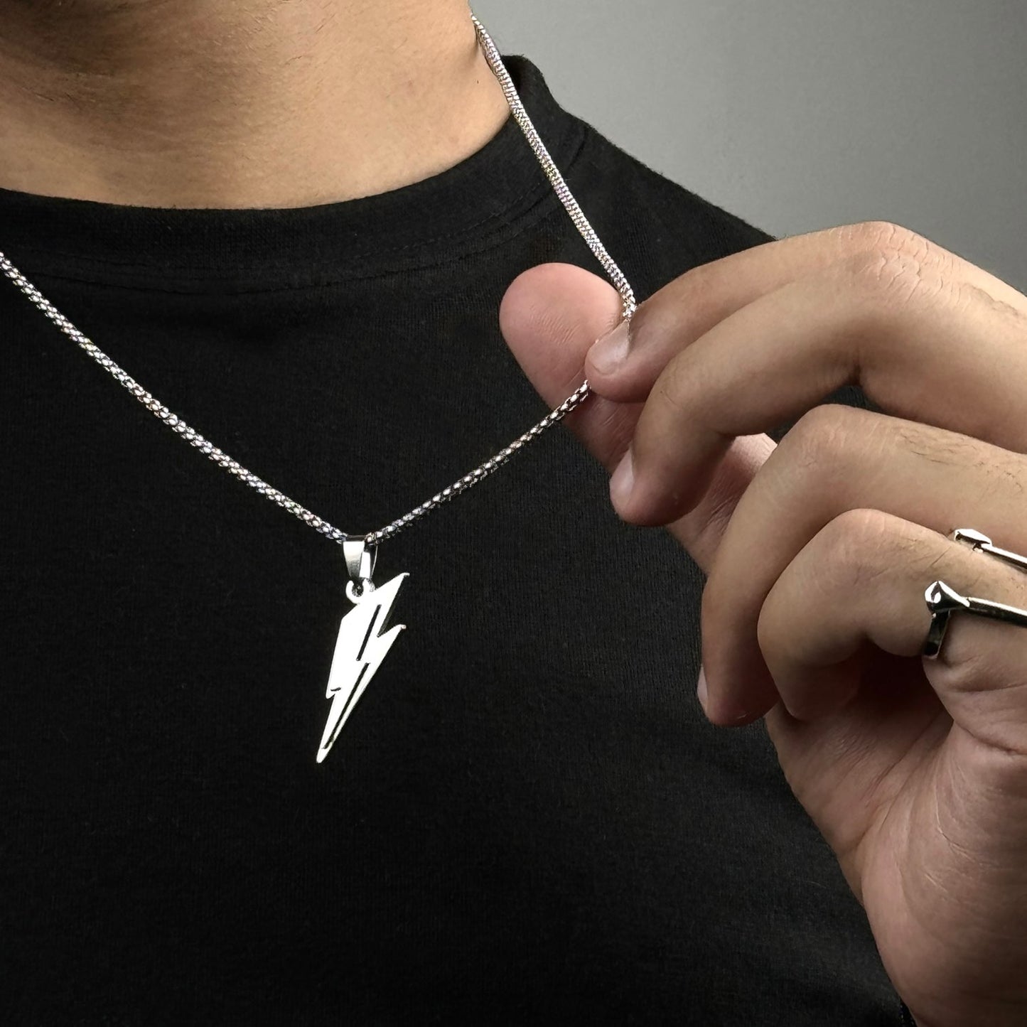 Lightening Flash Pendant Necklace