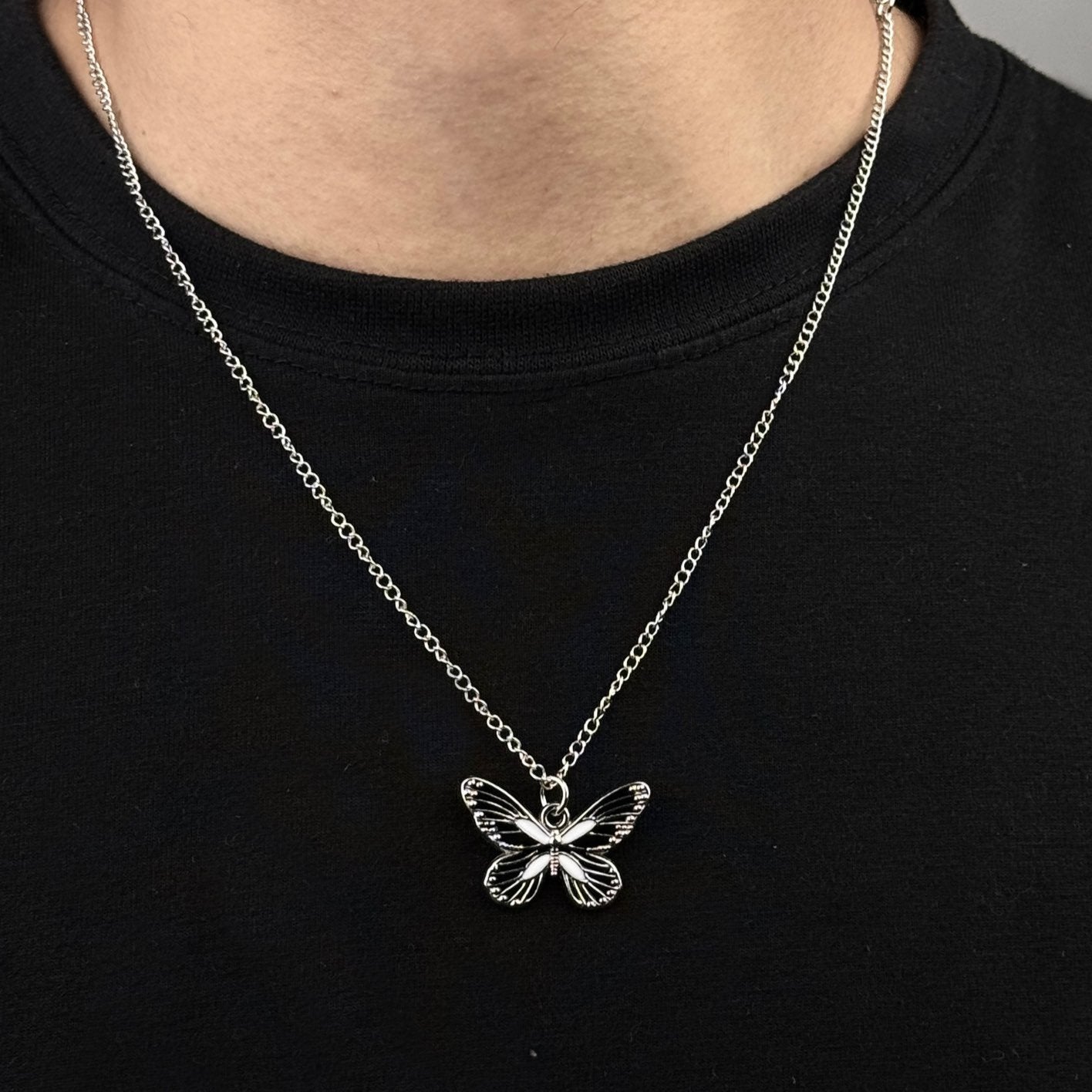Butterfly Pendant Necklace